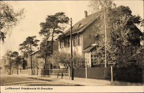 Ak Friedewald Kreis Dresden in Sachsen, Partie im Ort, Wohnhaus