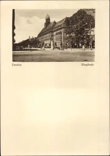 Ak Dresden Altstadt, Ringstraße