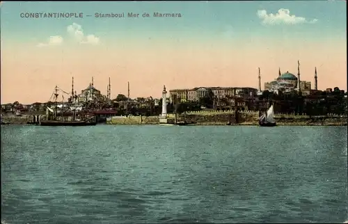 Ak Istanbul Konstantinopel Türkei, Stamboul Mer de Marmara