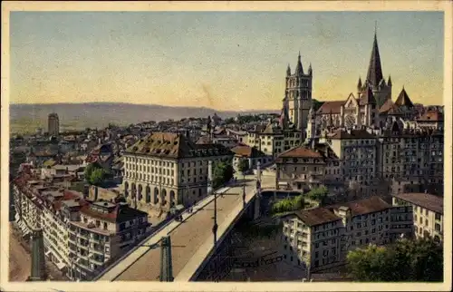 Ak Lausanne Kanton Waadt, Pont Bessieres