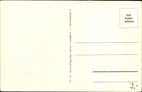 Ak Hohnstein Sächsische Schweiz, Blick zur Burg