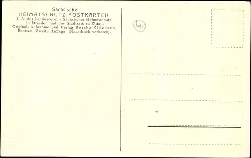 Ak Zittau in der Oberlausitz, Im Hofe des Dornspach'schen Hauses