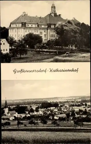 Ak Großhennersdorf Herrnhut in Sachsen, Katharinenhof, Gesamtansicht