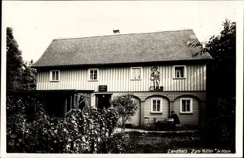 Ak Hain Hayn Oybin Oberlausitz, Landhaus zum Ritter