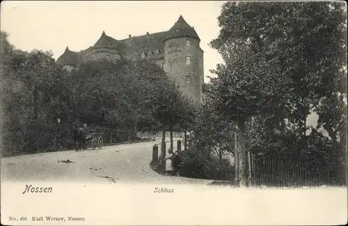 Ak Nossen Landkreis Meißen, Schloss