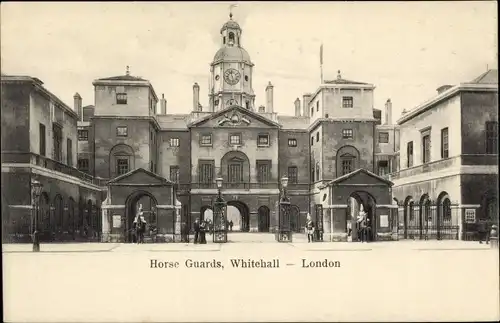 Ak City of Westminster London England, Whitehall, Horse Guards
