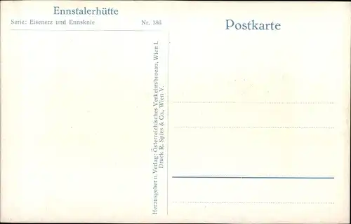 Ak Admont Steiermark, Ennstaler Hütte