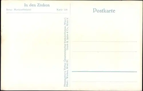 Ak Steiermark, Mariazellerland, In den Zinken