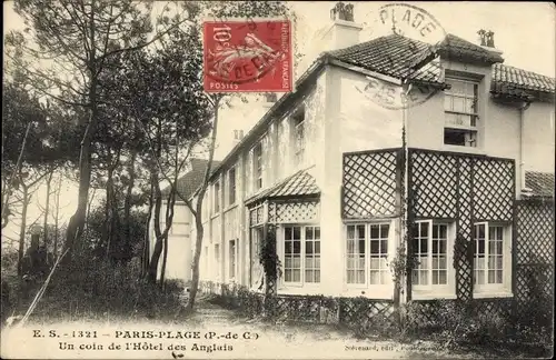 Ak Le Touquet Paris Plage Pas de Calais, Hotel des Anglais, un coin