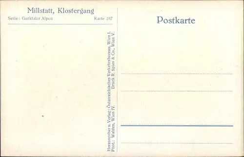 Ak Millstatt am See Kärnten, Klostergang