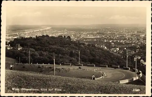 Ak Wien 19. Döbling, Höhenstraße, Panorama