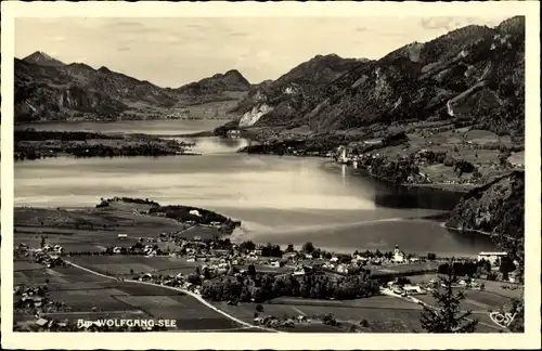 Ak St. Wolfgang am Wolfgangsee Oberösterreich, Gesamtansicht, Strobl