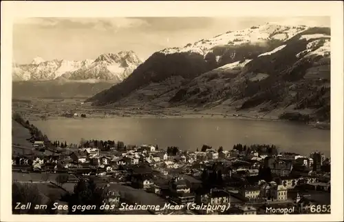 Ak Zell am See in Salzburg, Gegen das Steinerne Meer