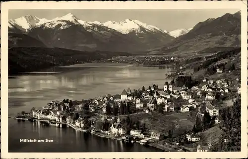 Ak Millstatt am See Kärnten, Luftbild