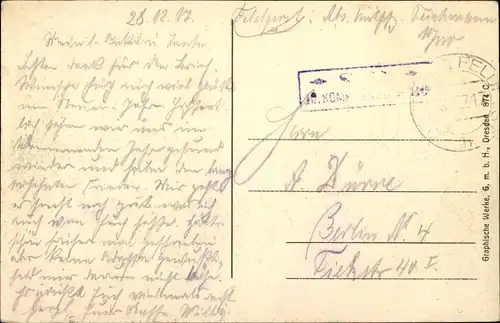 Ak Charleville Marne, Grand Rue