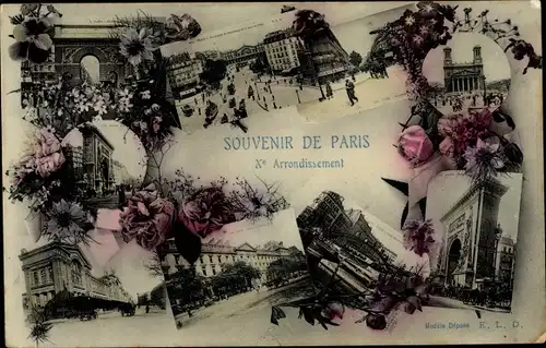 Ak Paris X, Gare du Nord, Kathedrale