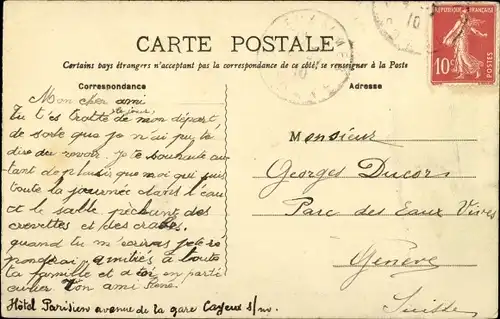 Ak Cayeux Somme, Der Strand bei Ebbe