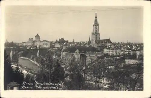 Ak Bern Stadt Schweiz, Gesamtansicht