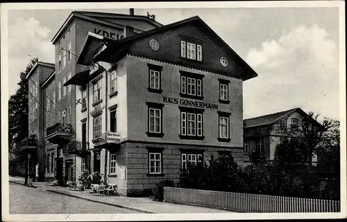 Ak Bad Liebenstein im Thüringer Wald, Hotel und Pension Gonnermann