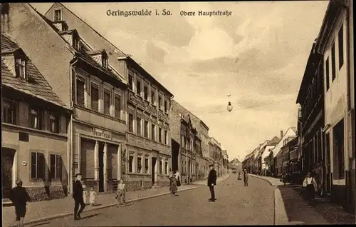Ak Geringswalde Sachsen, Obere Hauptstraße, Stuhlfabrik, Laden