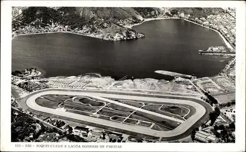 Ak Rio de Janeiro Brasilien, Joquei Clube e Lagoa Rodrigo de Freitas