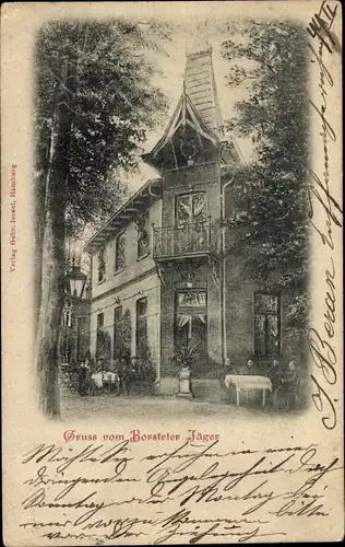 Ak Hamburg Nord Groß Borstel, Gasthaus Borsteler Jäger