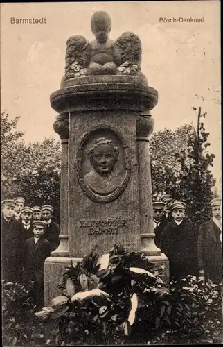 Ak Barmstedt in Holstein, Bösch Denkmal