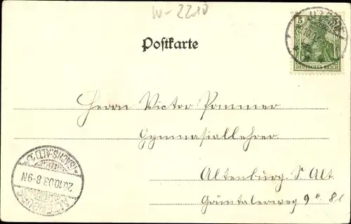 Ak Itzehoe in Holstein, Geschäftshaus der Firma J. F. Stoltenberg