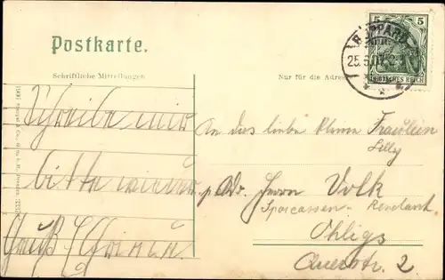 Ak Boppard am Rhein, Partie in der Ober Straße