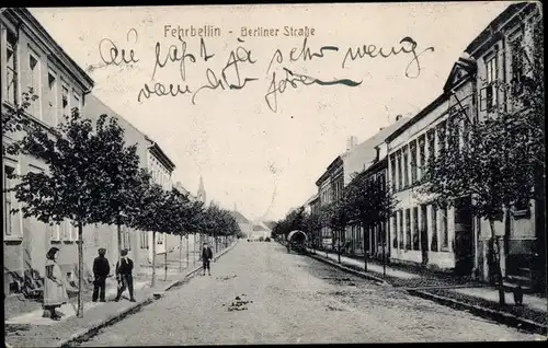 Ak Fehrbellin in Brandenburg, Berliner Straße