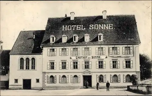 Ak Messkirch in der Schwäbischen Alb, Hotel Sonne, Gasthof zur Sonne