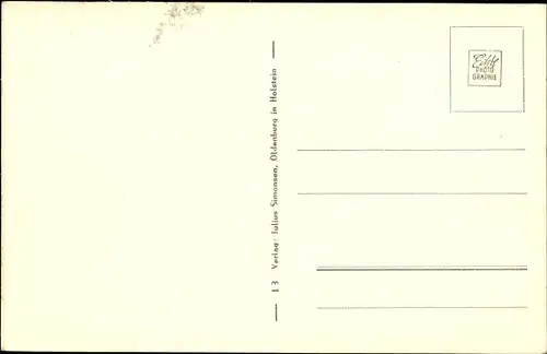 Ak Lütjenburg in Holstein, Teilansicht mit Bismarckturm