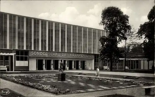 Ak Dresden Altstadt, Internationale Hygiene Ausstellung 1931, Sonderschau das Krankenhaus