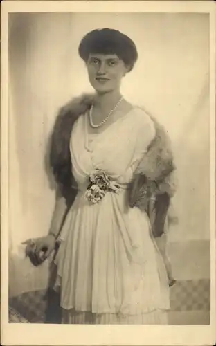 Ak Prinzessin Maria Alix von Sachsen, Portrait