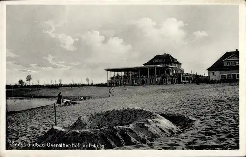 Ak Haltern am See Westfalen, Seestrandbad Overather Hof