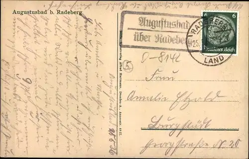 Ak Liegau Augustusbad Radeberg in Sachsen, Kurhaus