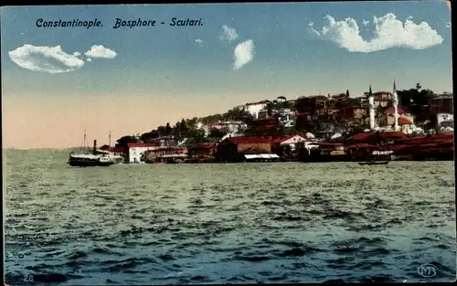 Ak Konstantinopel Istanbul Türkei, Bosphore, Scutari