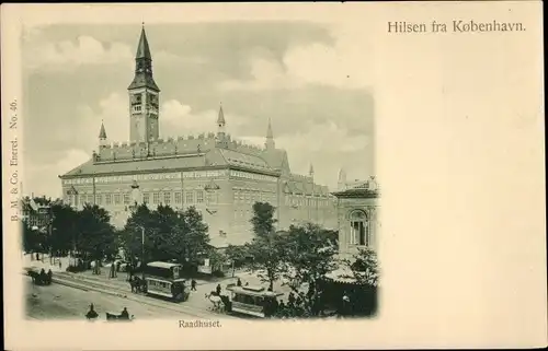 Ak København Kopenhagen Dänemark, Raadhuset