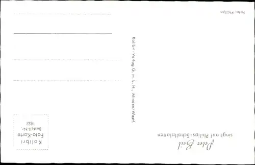 Ak Sänger Peter Beil, Portrait