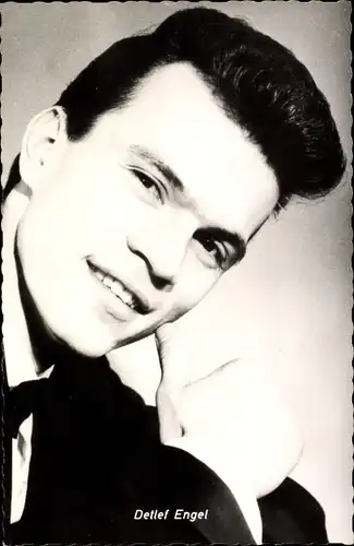 Ak Sänger Detlef Engel, Portrait