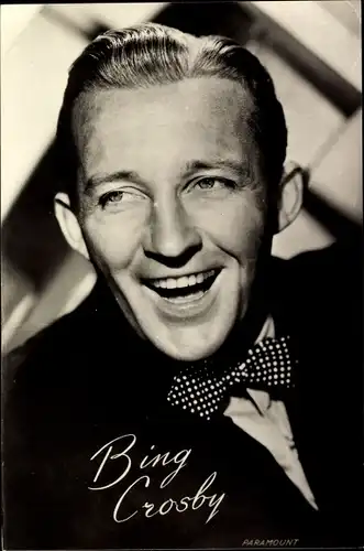 Ak Sänger und Schauspieler Bing Crosby