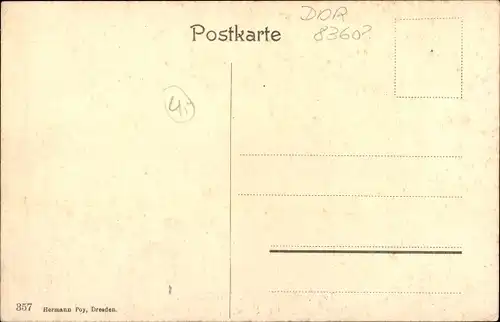 Ak Hohnstein Sächsische Schweiz, Hockstein im Polenztal, Teufelsbrücke