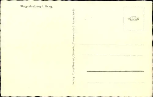Ak Augustusburg im Erzgebirge, Schloss, Schlosshof, Brunnenhaus, Linde