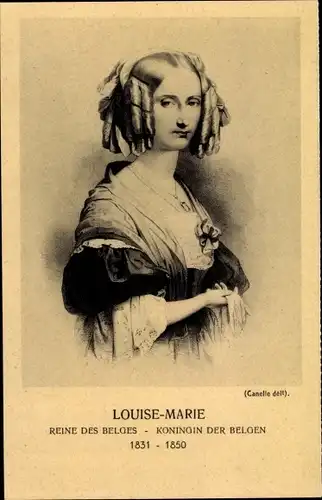 Künstler Ak Louise Marie, Reine des Belges