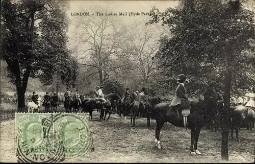 Ak London City England, The Ladies Mail, Hyde Park