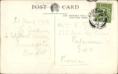 Ak Ramsgate Kent England, Pavilion and Harbour