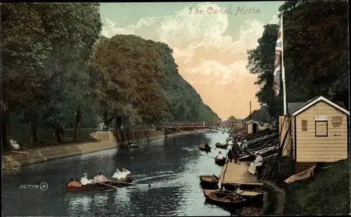 Ak Hythe Kent England, The Canal