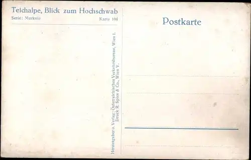 Ak Steiermark, Teichalpe, Hochschwab