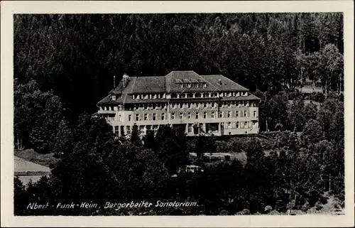 Ak Bad Elster im Vogtland, Albert-Funk-Heim, Bergarbeiter Sanatorium