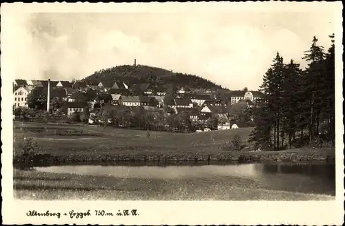 Ak Altenberg im Erzgebirge, Panorama vom Ort